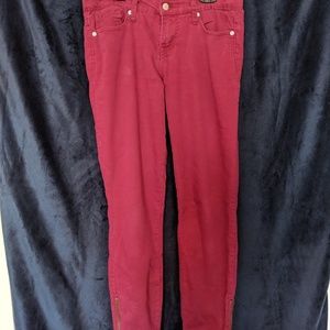 Maroon jeggings